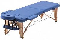 Masážne lôžko / lehátko SPARTAN skladacie - drevené 186 x 70 cm
