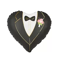 Fóliový balónik srdca Ženích 45cm