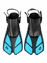 Šnorchlovací set 3 v 1, SVETLO MODRÝ, L/XL, plutvy 42-47, maska, šnorchel