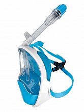 Šnorchlovacia maska, modrá, celotvárová, veľkosť S/M