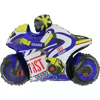Foliový balonek Moto GP modrá 74 cm