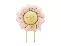 Fóliový balónik chodiaci Kvetina ružová 104cm