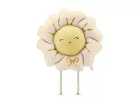 Fóliový balónik chodiaci Kvetina béžová 104cm