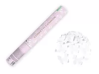 Vystreľovacie konfety - bieli motýle - 40 cm