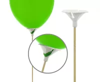 Dreveno-papierová tyčka na balóniky plnené vzduchom