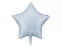 Fóliový balónik hviezda pastelovo modrá 48cm