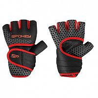Spokey LAVA Neoprénové fitness rukavice, čierno-červené, veľ. XS/S