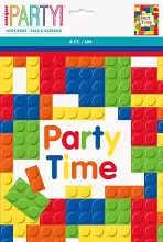 Party tašky Stavebnice 8 ks