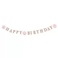 Party nápis Na deň princeznou Happy Birthday 170 x 15 cm