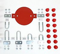 Spojovací materiál a kovanie k pružinovej hojdačke