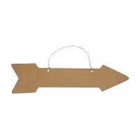 Kartonová šipka kraft 43 cm