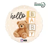 Foliový balonek Hello Baby medvídek 46cm