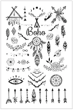 Dočasné tetování Boho