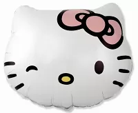 Foliový balonek mrkající Hello Kitty 53 x 61 cm