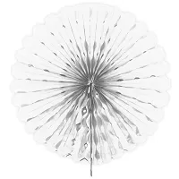 Papírová rozeta bílá 45cm