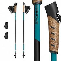 Spokey PEAK Hole Nordic Walking, 2dielne, modré