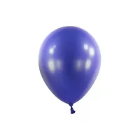 Dekoračné balóniky Modré metalické 13 cm - 100 ks - DM36