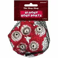 Vydĺbnuté oči - Halloween dekorácia 5ks