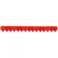 Girlanda červená v tvare srdca 4 m