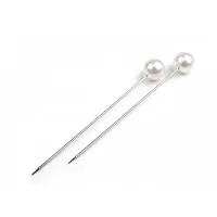 Špendlíky bílé - 144 ks