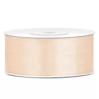 Saténová stuha krémová 25 mm x 25 m