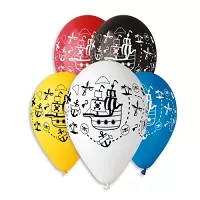 Latexový balónik s potlačou Pirátska loď
