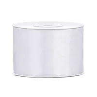 Saténová stuha biela 5 cm x 25 m