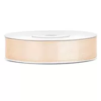 Saténová stuha krémová 12 mm x 25 m