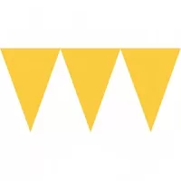 Vlajočková girlanda žltá 450 cm