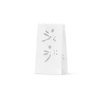 Samostojné lampióny s motívom vážok 10 ks