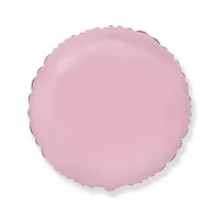 Fóliový balónik kruh baby pink 46 cm