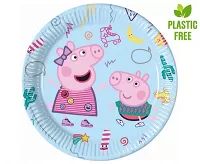 Papierové taniere prasiatko Peppa 23 cm - 8 ks