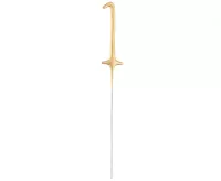 Ozdoba na tortu - prskavka číslica 1