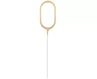 Ozdoba na tortu - prskavka číslica 0