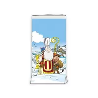 Mikulášsky sáčok - mikuláš čert a anjel 20 x 39 cm