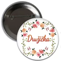 Placka Družička - kvetinová 6 cm