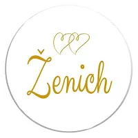 Placka Ženích 6 cm