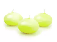 Sviečka plávajúce svetlo zelená 4 cm