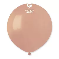 Balónik 48cm/19" #099 hmlisto ružový 50 ks