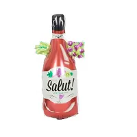 Fóliový balónik Salut fľaša vína 93cm