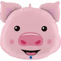 Fóliový balónik - hlava prasiatka 76 cm