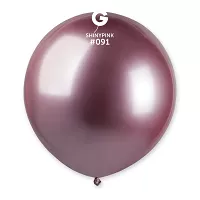Balónik 48cm/19" #091 SHINY ružový