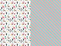 Baliaci papier "Vianočný mix" 0.7x2m 2ks