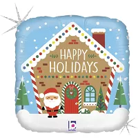 Fóliový balónik - Happy Holidays 46 cm