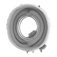 Fóliové písmeno Q strieborné 102 cm