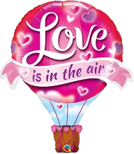 Fóliový balónik Love is in the air - Balón 107 cm
