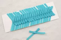 Svatební mašlička tyrkysová 20 ks