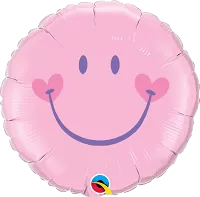 Fóliový balónik Sladký Úsmev Ružový 45cm
