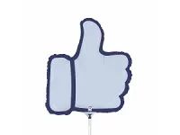 Fóliový balónik MINI Palec Hore 35cm