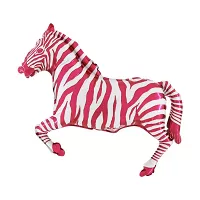 Fóliový balónik MINI Zebra Ružová 35cm